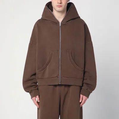 Entire Studios Brown Sweatshirt In Cotton