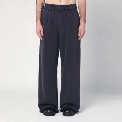 Entire Studios Cotton Ink Coloured Trousers In Blue