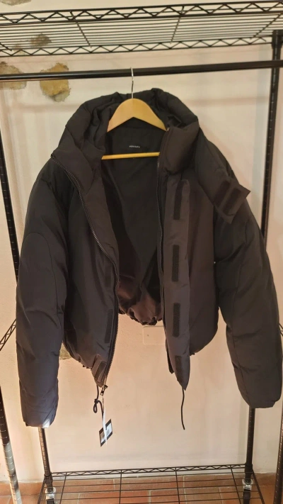 Pre-owned Entire Studios Hooded Puffer Jacket In Black