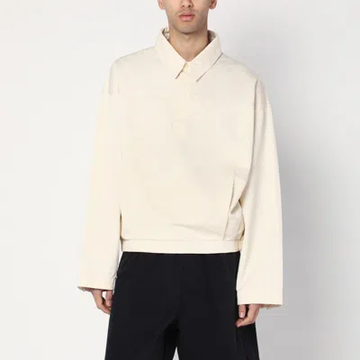 Entire Studios Ivory Shirt In Cotton In White