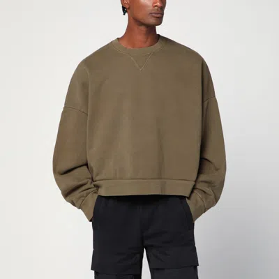 Entire Studios Military Green Cotton Sweatshirt