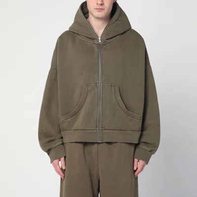 Entire Studios Military Green Sweatshirt In Cotton
