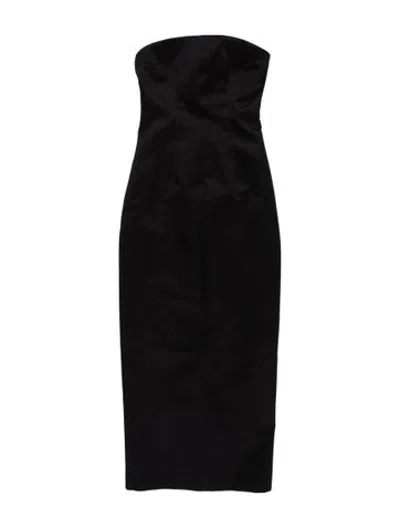 Pre-owned Entire Studios Strapless Long Dress W/ Tags In Blue
