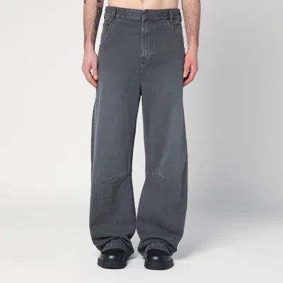 Entire Studios Washed Grey Denim Trousers