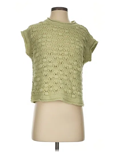 Pre-owned Entro Cardigan Sweater In Green