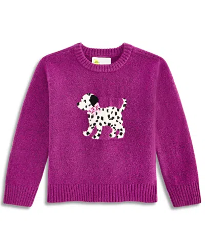 Epic Threads Kids' Toddler Girls' 12m-5t Dalmatian Long-sleeve Sweater, Macy's Exclusive In Purple