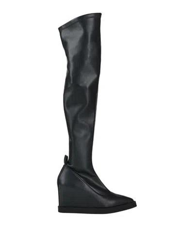 Eqüitare Equitare Woman Boot Black Size 11 Soft Leather, Textile Fibers