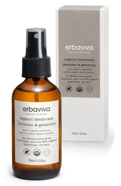 Erbaviva Babies' Jasmine & Grapefruit Organic Deodorant Spray, 3.5 oz In Lavender Geranium