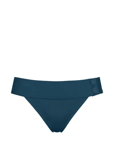 Eres Button-detail Bikini Briefs In Blue