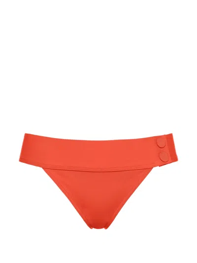 Eres Button-detail Bikini Briefs In Orange