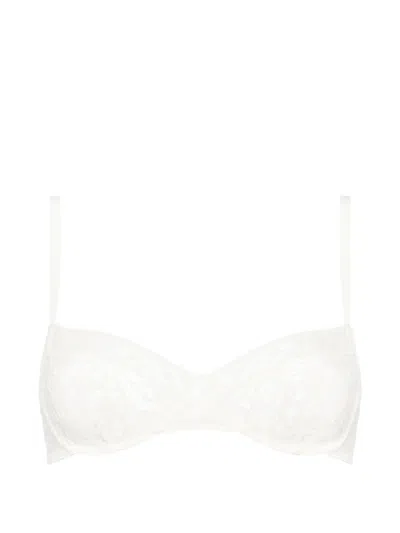 Eres Majestueuse Lace Demi-cup Bra In Gray