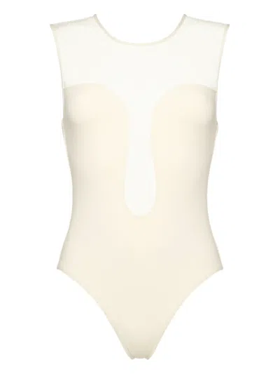 Eres Unique One-piece Swimsuit In White