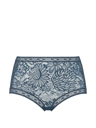 Eres Volute Floral Lace Briefs In Multi