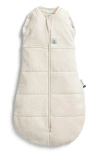 Ergopouch 2.5 Tog Cocoon Stretch Organic Cotton Convertible Swaddle Bag In Oatmeal Marle