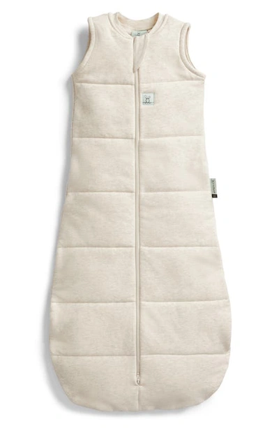 Ergopouch 2.5 Tog Organic Jersey Wearable Blanket In Oatmeal Marle