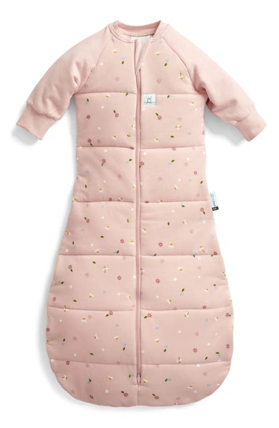Ergopouch 3.5 Tog Convertible Sleep Suit Bag In Daisies