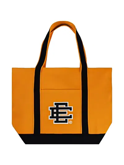 Eric Emanuel Medium Ee Logo-print Tote Bag In Orange