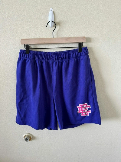 Pre-owned Eric Emanuel Purple Pink Basketball Shorts Xl