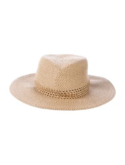 Pre-owned Eric Javits Panama Hat In Neutrals