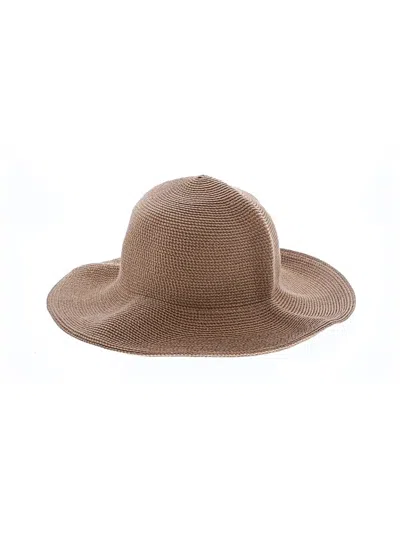 Pre-owned Eric Javits Sun Hat In Brown
