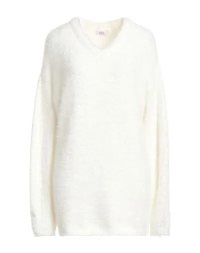 Erl Woman Sweater White Size L Recycled Polyamide, Polyamide