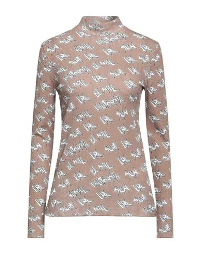 Erl Woman T-shirt Dove Grey Size Xl Cotton