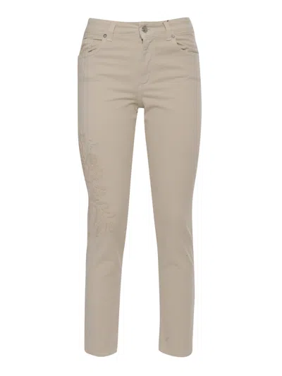 Ermanno Firenze Skinny Beige Jeans