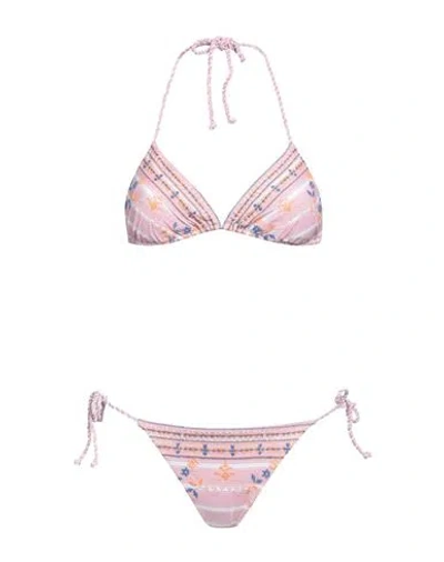 Ermanno Scervino Beachwear Woman Bikini Pink Size 2 Polyamide, Elastane
