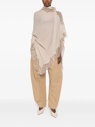 Ermanno Scervino Women's Outerwear Coat In Neutral