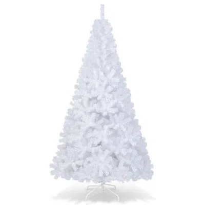 Eruule 7 Feet White Christmas Tree With Solid Metal Legs