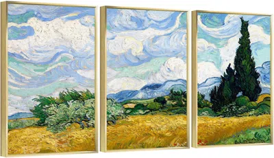 Eruule Framed Canvas Wall Artoil Paintings Impressionism Aesthetic Prints Canvas Paintings For Living Room 