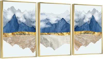 Eruule Framed Canvas Wall Artoil Paintings Impressionism Aesthetic Prints Canvas Paintings For Living Room 