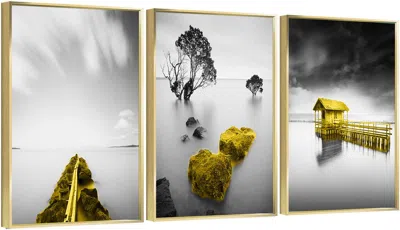 Eruule Framed Canvas Wall Artoil Paintings Impressionism Aesthetic Prints Canvas Paintings For Living Room 