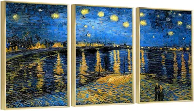 Eruule Framed Canvas Wall Artoil Paintings Impressionism Aesthetic Prints Canvas Paintings For Living Room 