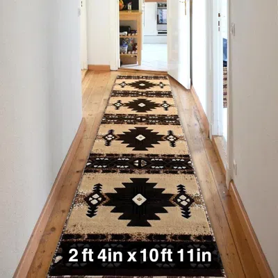Eruule Southwest Native American Area Rug - Thick, Soft, Durable & Easy To Maintenance Tribal Design Boho R