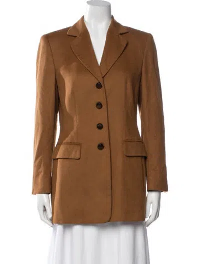 Pre-owned Escada Coat In Brown