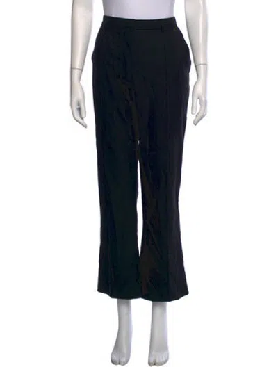 Pre-owned Escada Flared Pants In Black