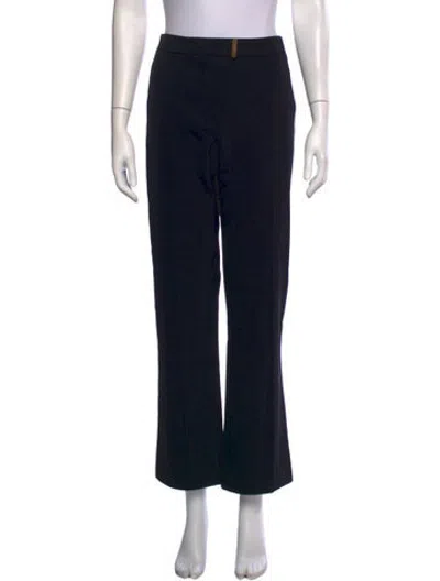 Pre-owned Escada Flared Pants In Blue