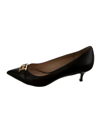 Pre-owned Escada Leather Pumps In Blue