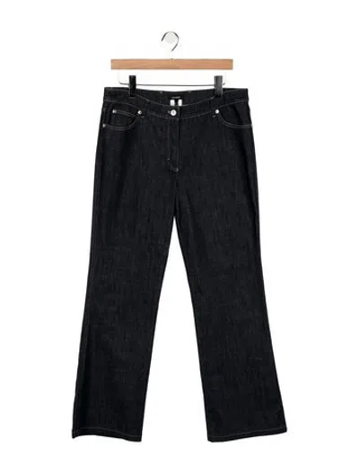 Pre-owned Escada Mid-rise Flared Jeans In Blue