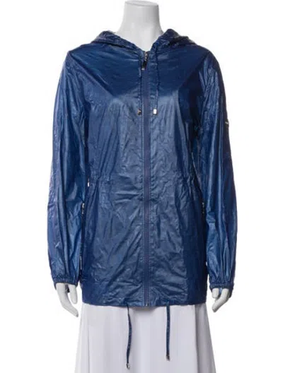 Pre-owned Escada Sport Silk Jacket In Blue