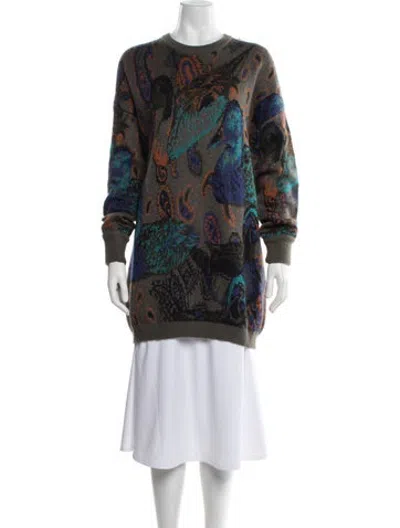 Pre-owned Escada Vintage Patterned Sweater In Multicolor