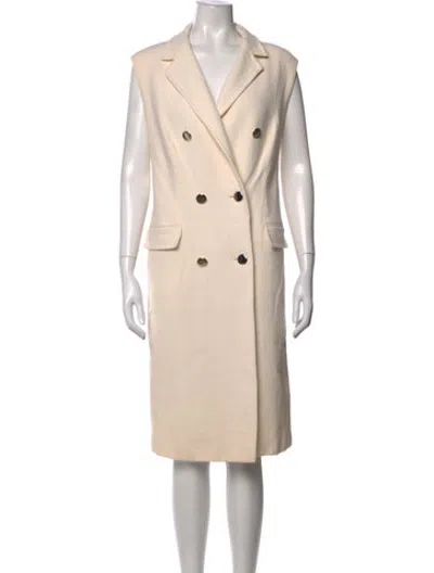 Pre-owned Escada Virgin Wool Dress In Neutrals