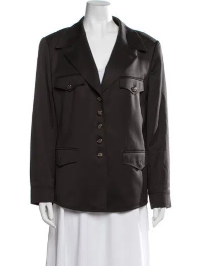Pre-owned Escada Wool Blazer In Brown