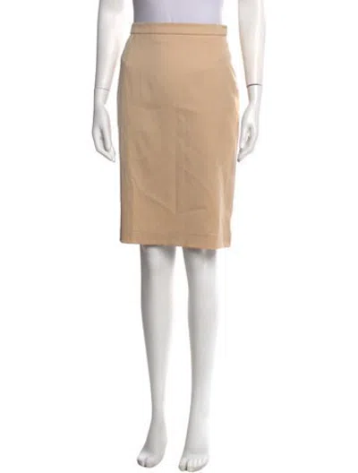Pre-owned Escada Wool Knee-length Skirt In Neutrals
