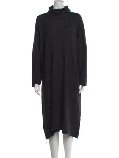 Pre-owned Eskandar Cashmere Long Dress In Black