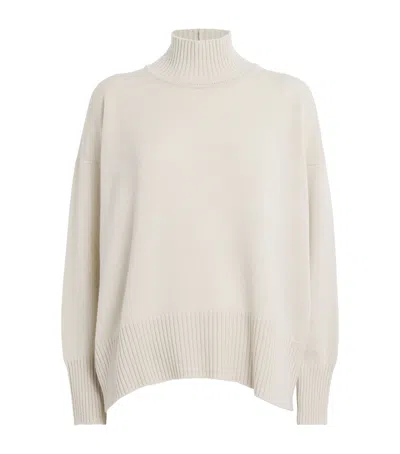 Eskandar Cashmere Rollneck Sweater In Gray