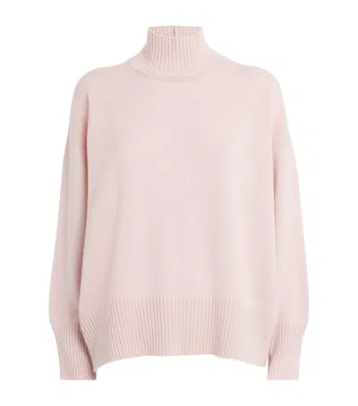 Eskandar Cashmere Rollneck Sweater In Pink