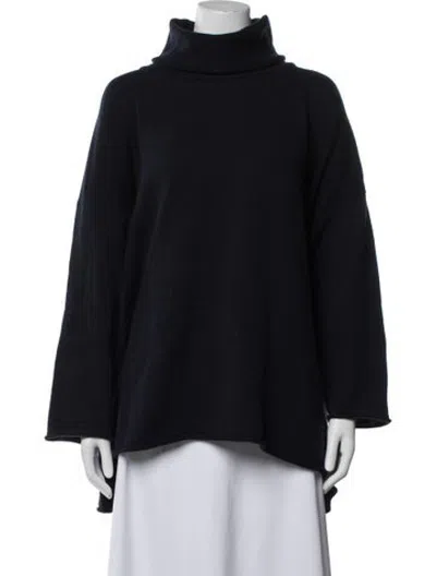 Pre-owned Eskandar Cashmere Turtleneck Sweater In Black