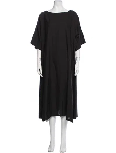 Pre-owned Eskandar Wool Long Dress In Blue